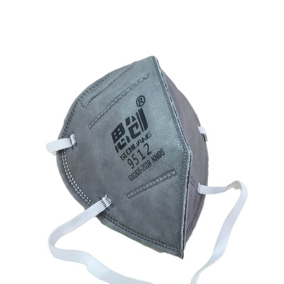 思創(chuàng)9512 156活性炭折疊頭帶式KN95防塵口罩圖片3