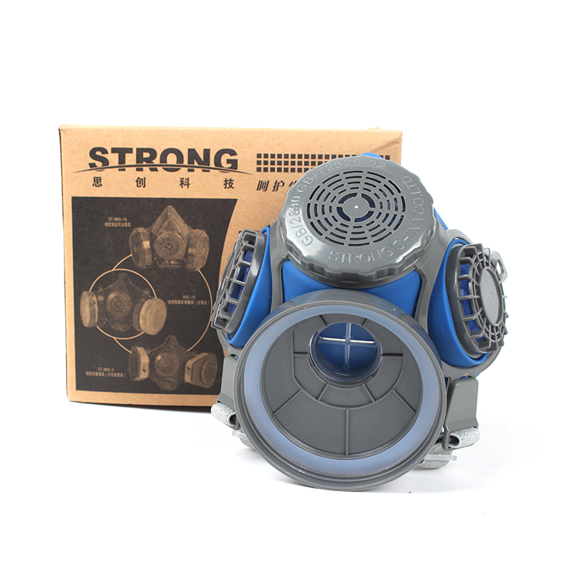 思創(chuàng)ST-M60G-2B單罐半面罩防毒面具圖片3