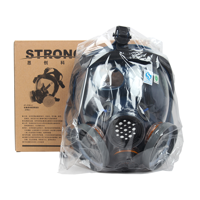 思創(chuàng)ST-S100-3硅膠全面罩防毒面具圖片4