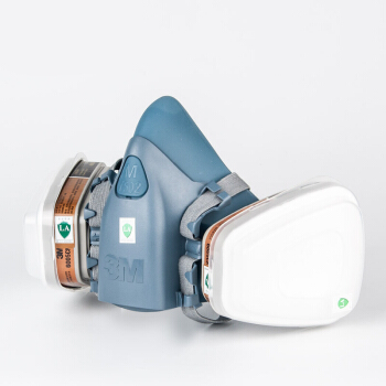 3M7502+6005防有機氣體及甲醛防毒面具圖片2