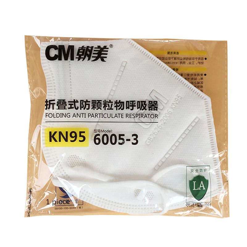 朝美6005-3 KN95帶閥防塵口罩圖片3