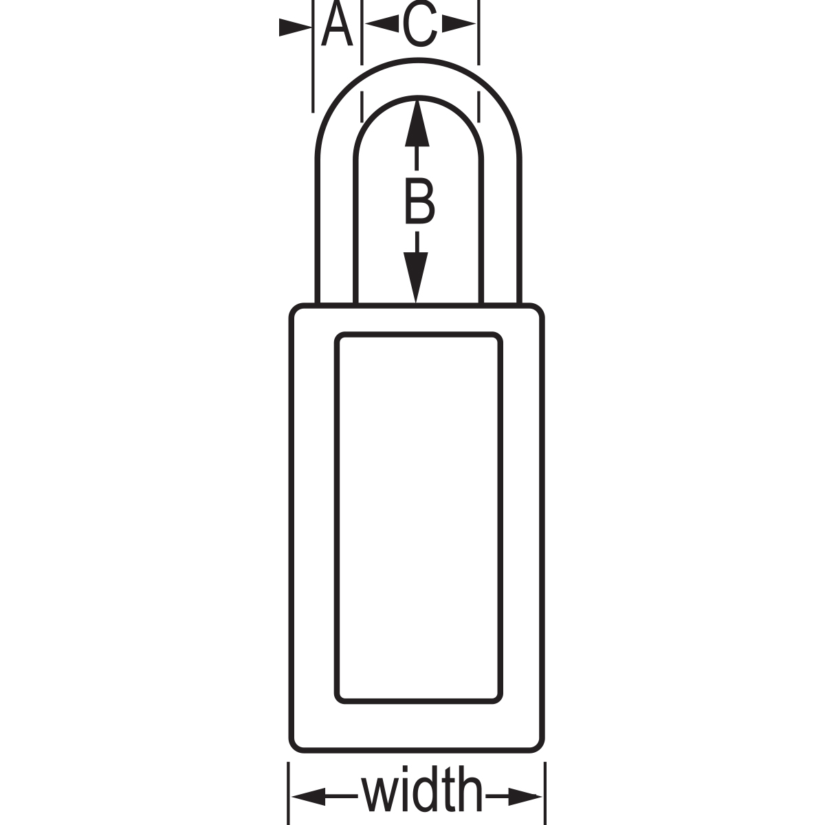 瑪斯特鎖411MCNRED熱塑安全掛鎖圖片8