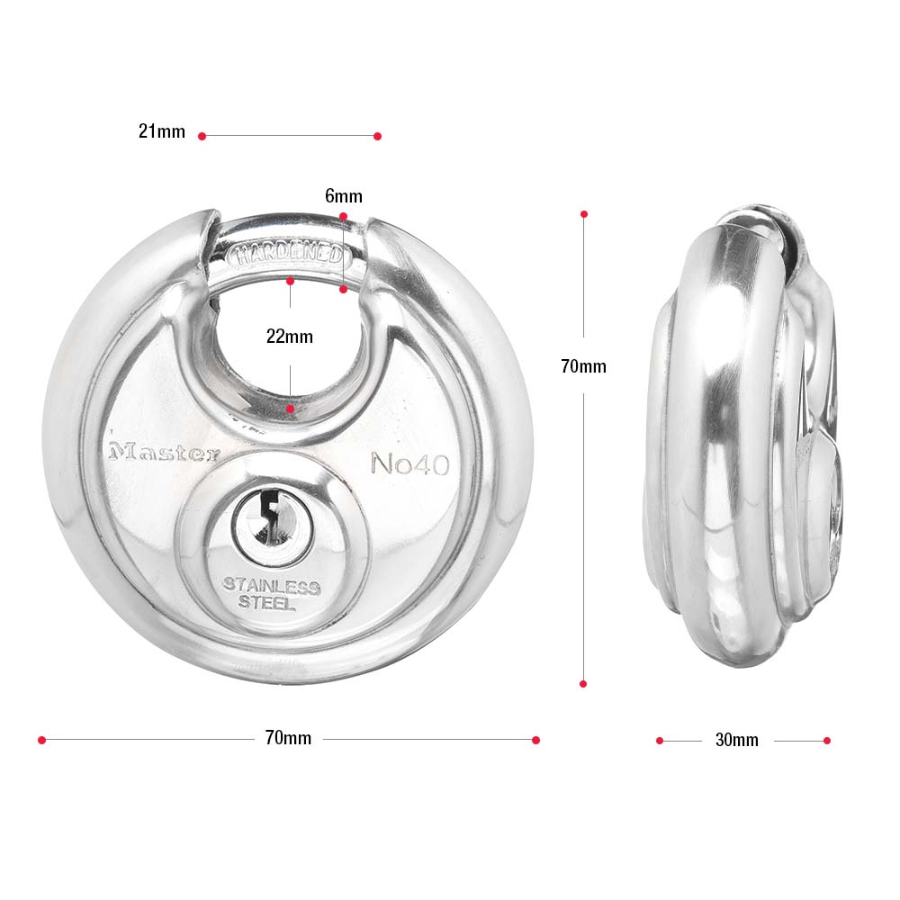 瑪斯特40MCND防腐蝕船用掛鎖圖片3