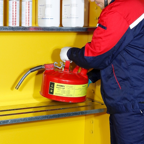 西斯貝爾SCAN003R紅色安全存儲(chǔ)罐圖片2