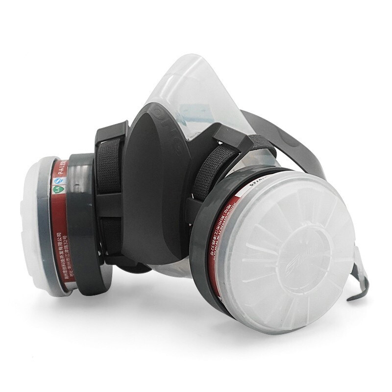思創(chuàng)ST-M40-1B硅膠雙罐防毒面具圖片1