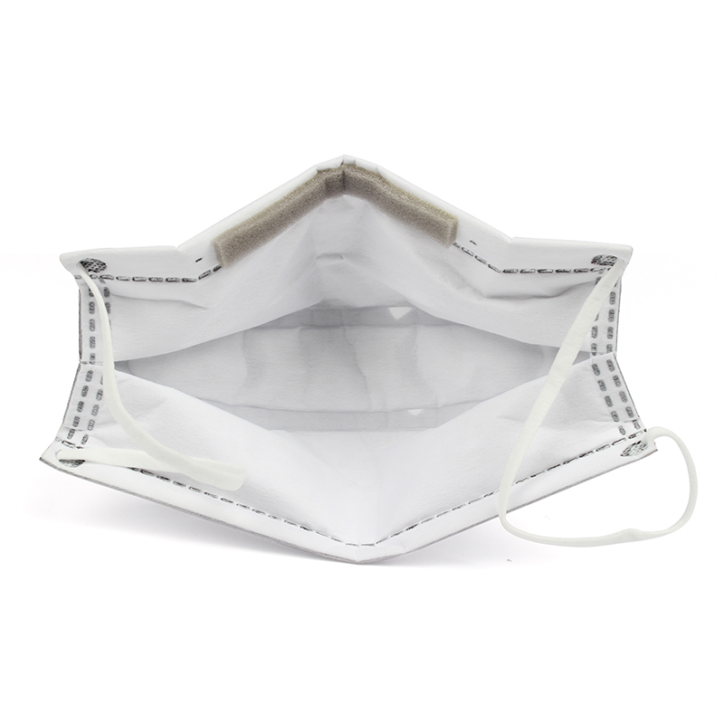 松研801平面擴(kuò)腔式活性炭防護(hù)口罩圖片2