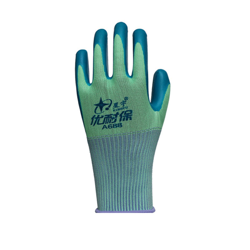 星宇A(yù)688優(yōu)耐寶乳膠勞保手套圖片1