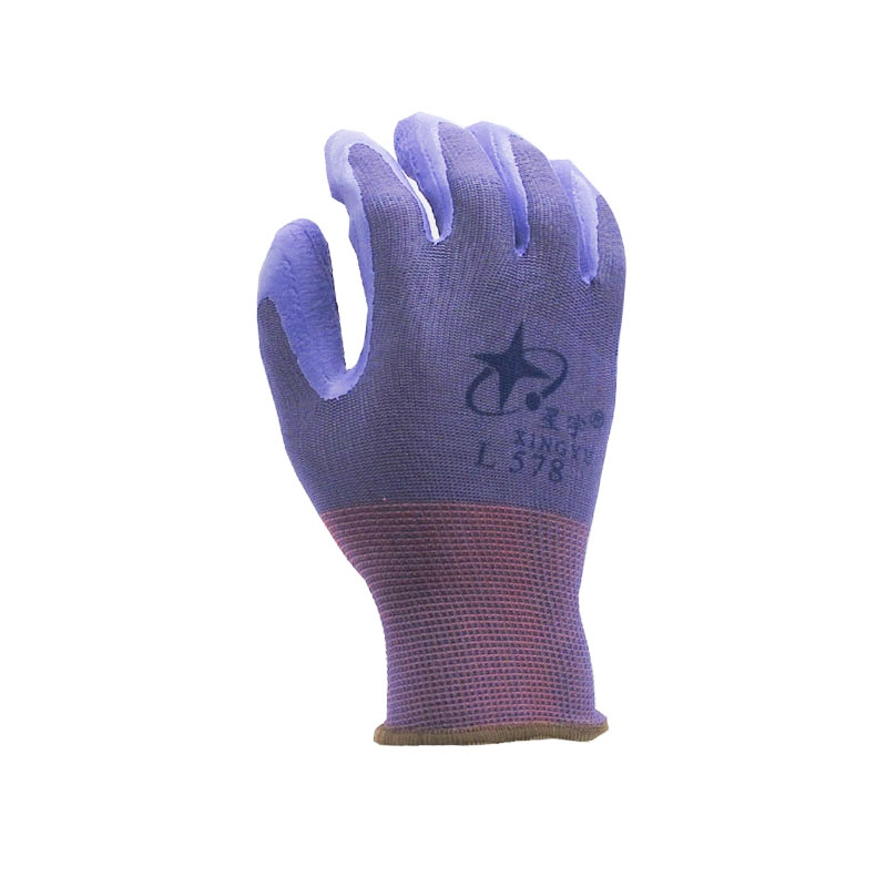 星宇L578尼龍乳膠發(fā)泡勞保手套圖片2