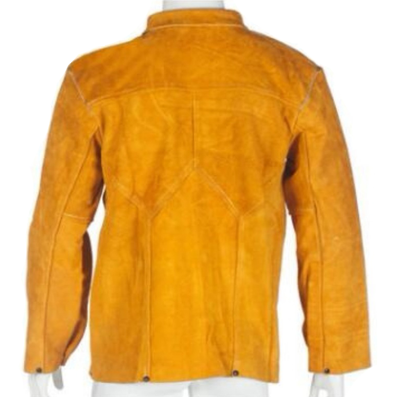 威特仕44-2130金黃色皮上身阻燃焊服圖片2