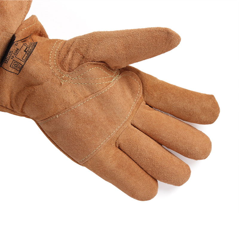 威特仕10-2266-M絨面豬青皮勞保手套圖片1