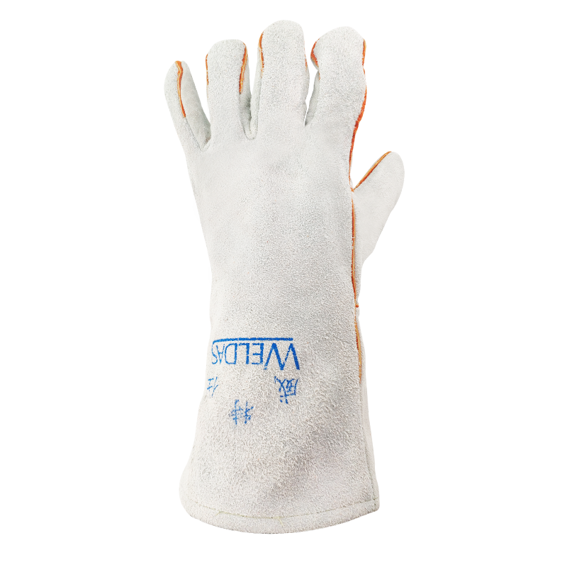 威特仕10-2112L-18灰色電焊皮手套圖片4