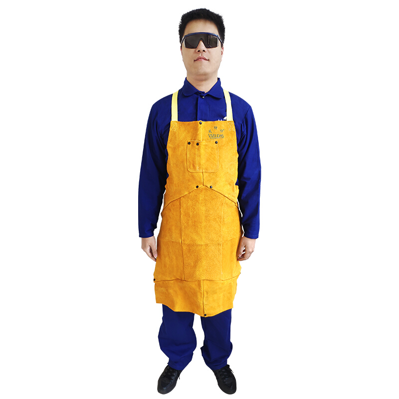 威特仕44-2136皮護(hù)胸防火阻燃圍裙圖片1