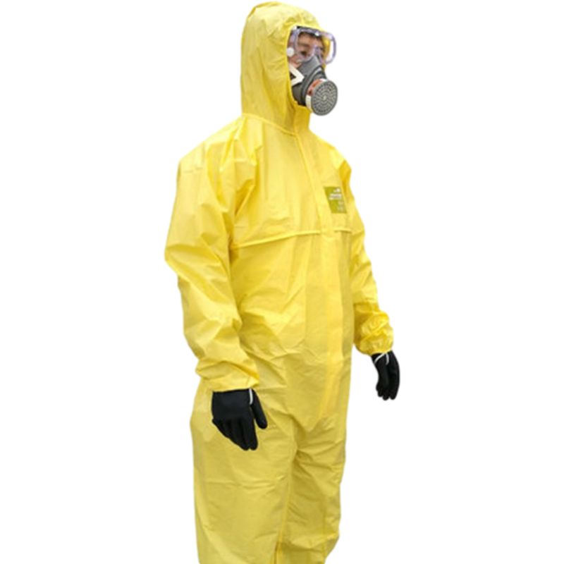 微護(hù)佳YY23-T-99-132-02 MG2300T黃色增強(qiáng)型連體防護(hù)服圖片2