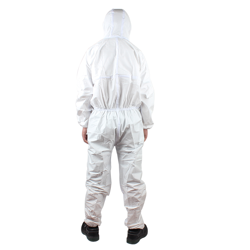 微護(hù)佳MG2000白色增強(qiáng)型膠條連體防護(hù)服WH20-T-99-111-02圖片3