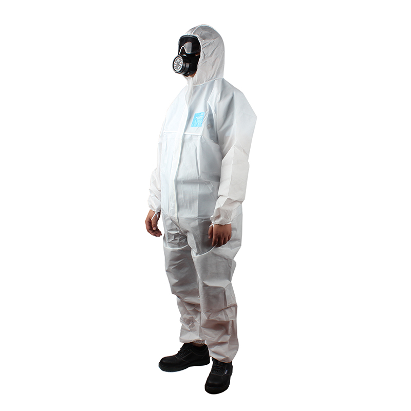 微護佳MG1500 WH15-B-99-157-02白色增強型有帽連體防護服圖片2