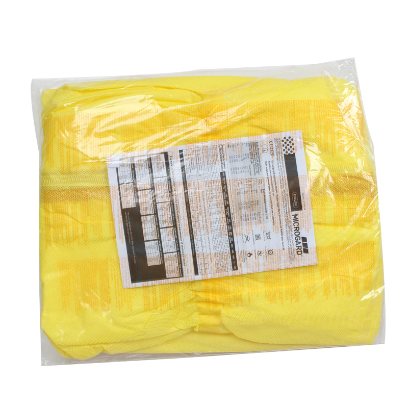 微護佳MC3000 YE30-W-99-111-02黃色雙袖連體防化服圖片4