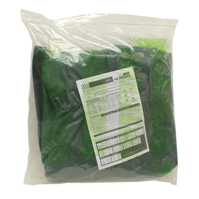 微護(hù)佳GR40-T-99-122-02 MC4000綠色雙袖雙褲腿帶腳套連體防化服圖片2