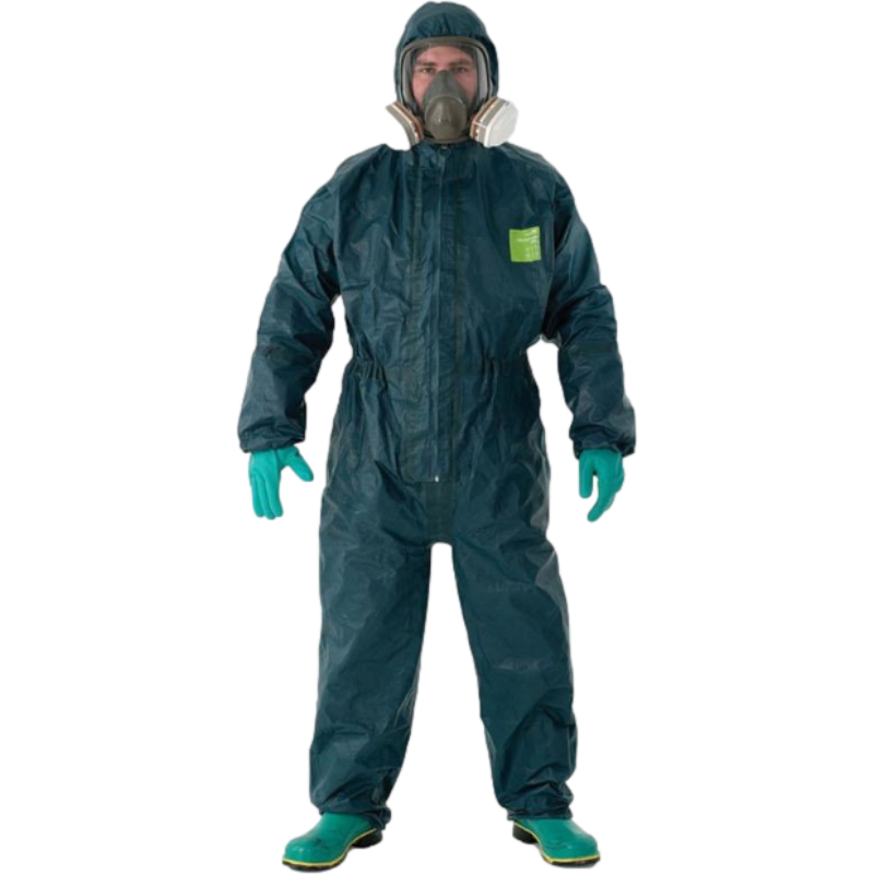 微護(hù)佳GR40-T-99-750 MC4000綠色長管連接防護(hù)服 圖片1