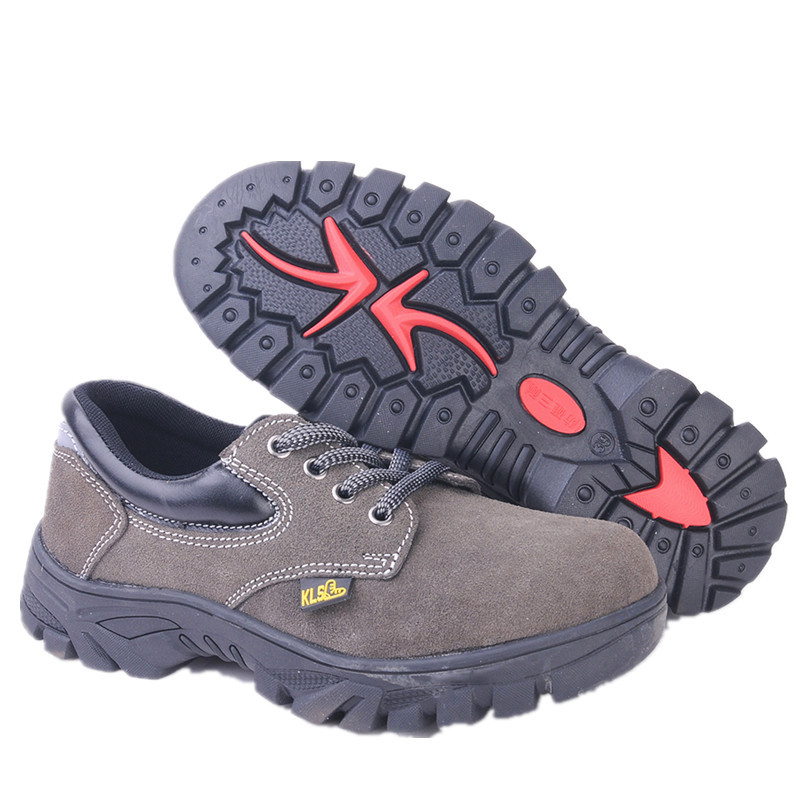 尊獅牛皮防砸防刺穿安全鞋圖片1