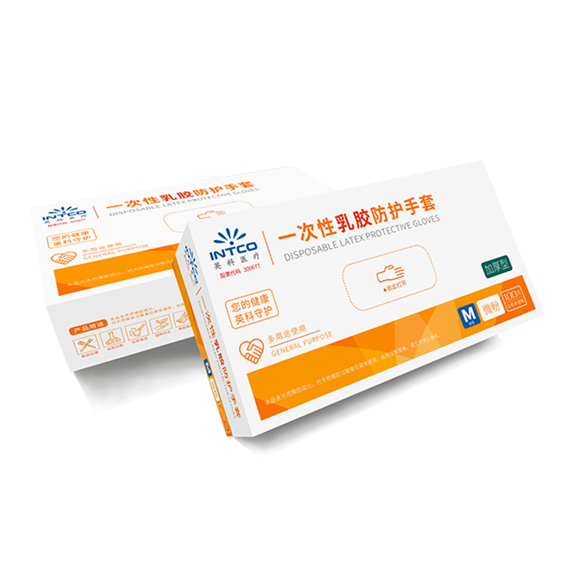 英科NGBCM1001一次性乳膠防護(hù)手套圖片1