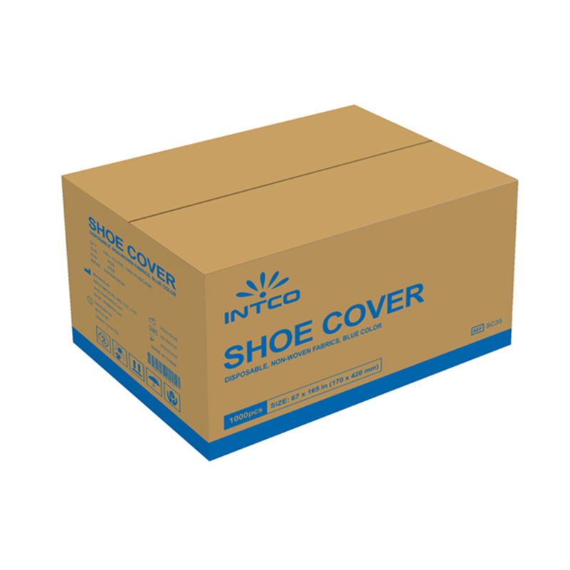 英科SC401001藍(lán)色一次性防滑鞋套圖片1