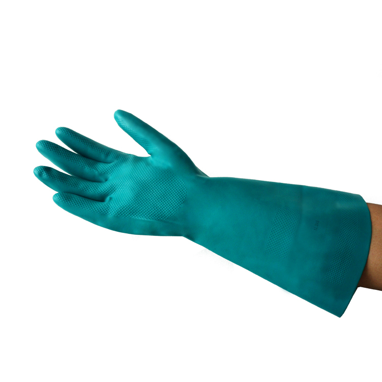 海固058-335防化丁腈手套 酸堿防化服手套圖片1