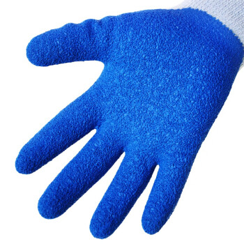 華特TC003乳膠起皺涂層勞保手套圖片3