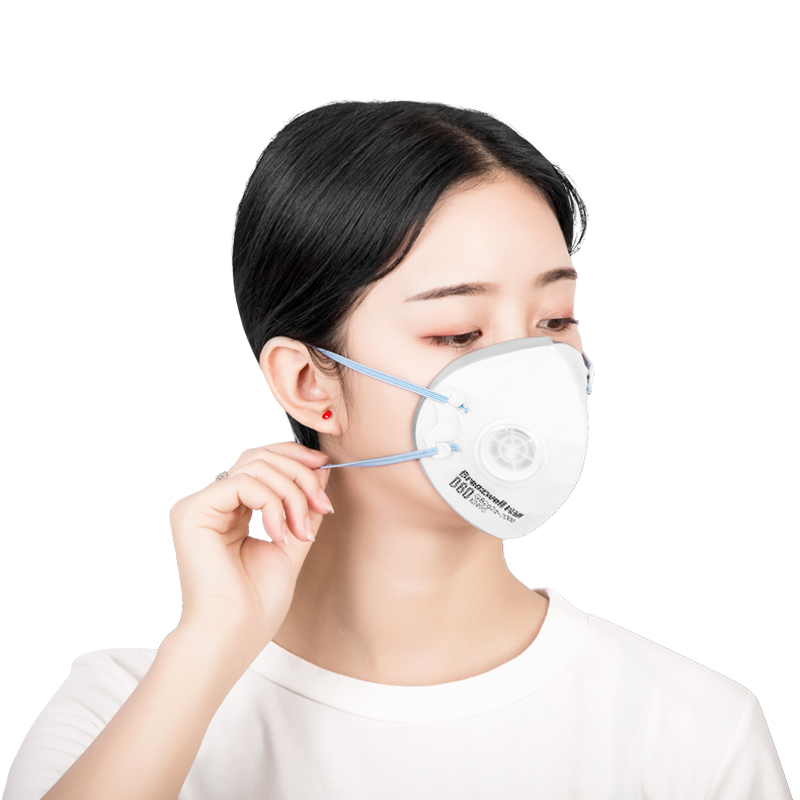 松研D60罩杯式帶閥KN95防塵口罩圖片1