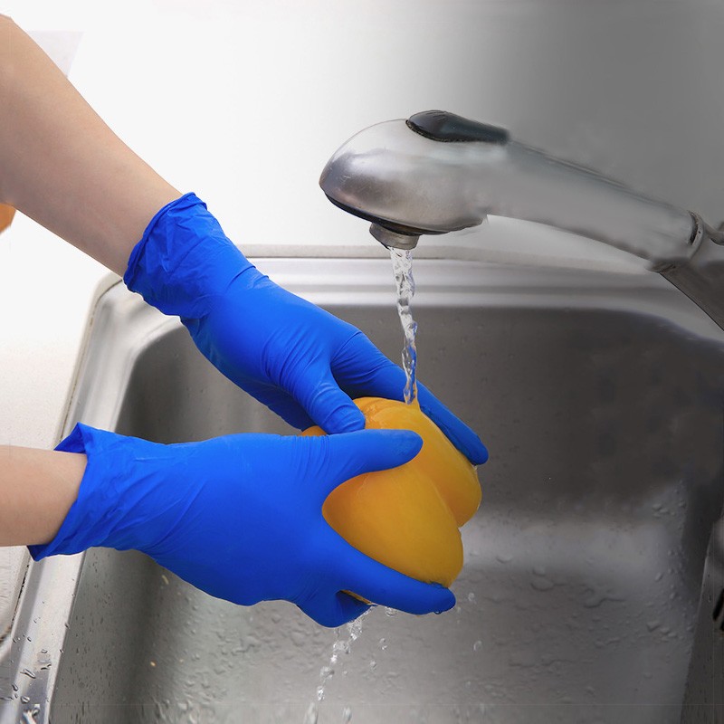 愛馬斯APFNCHD48100藍色一次性丁腈手套特大號圖片2