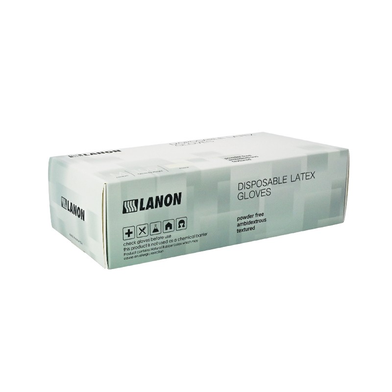 LANON蘭浪LD11食品級(jí)一次性乳膠手套圖片1
