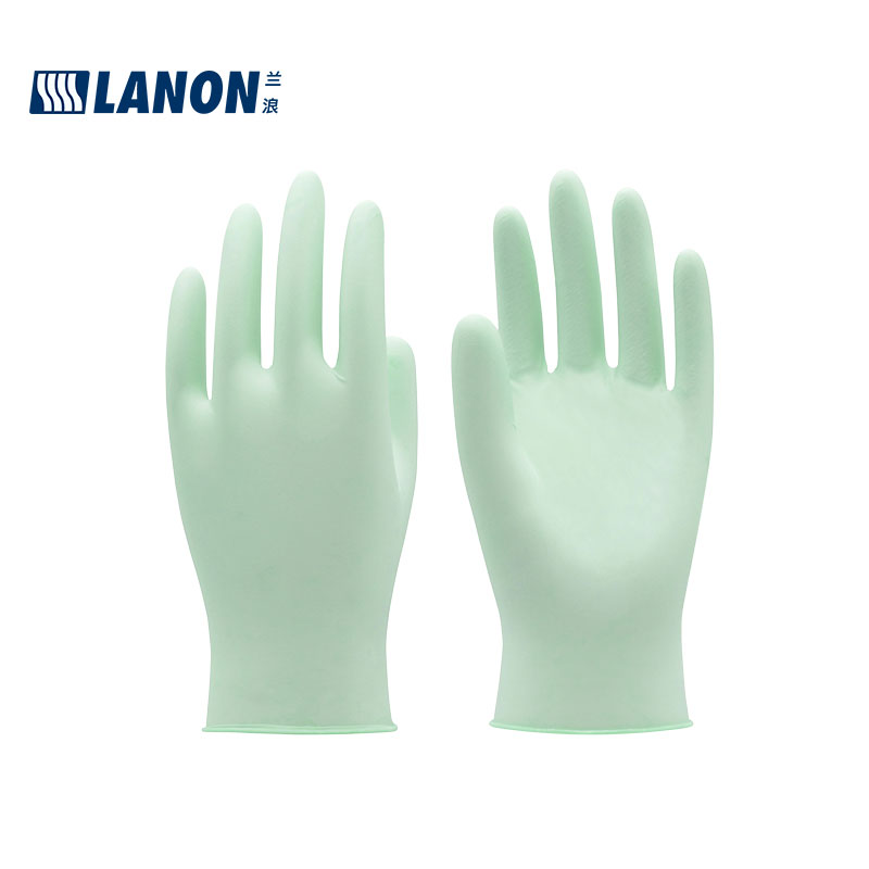 LANON蘭浪WD51加厚一次性乳膠手套圖片1