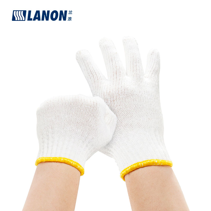 LANON蘭浪H602耐磨棉線勞保手套圖片1