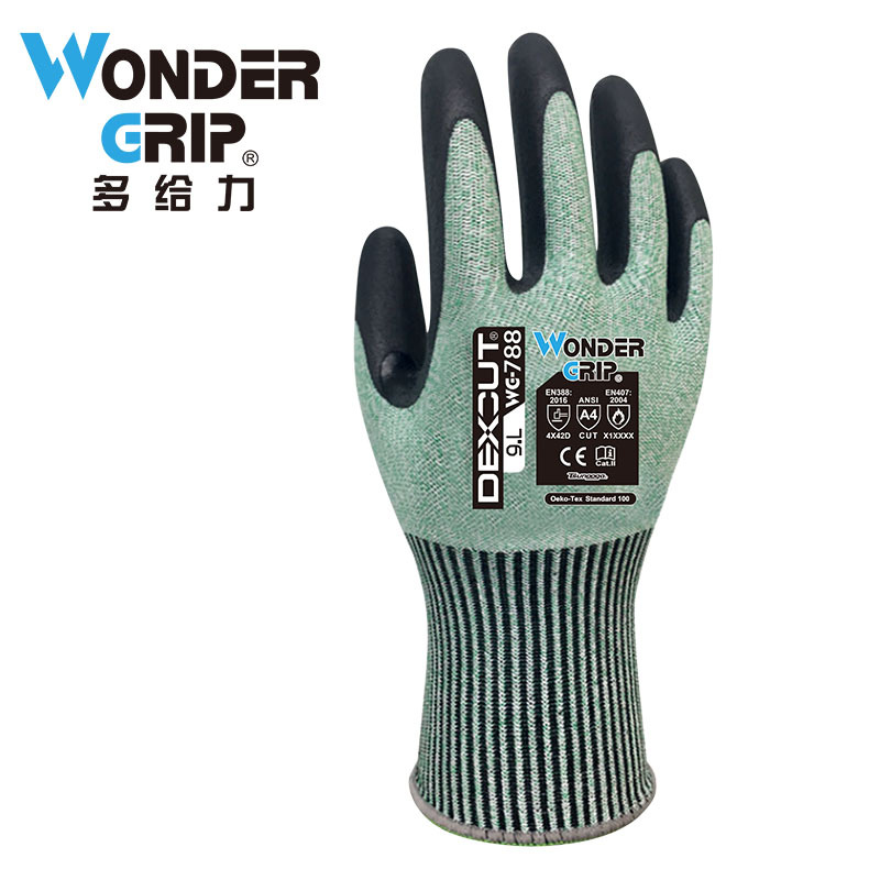 多給力WG-788可觸屏五級(jí)防割手套圖片1