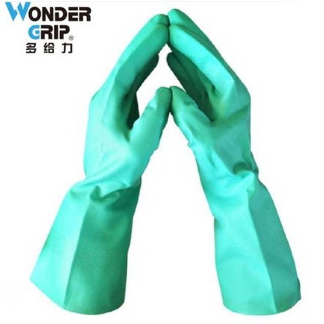 多給力OP-358綠色耐油耐酸堿防化手套圖片2