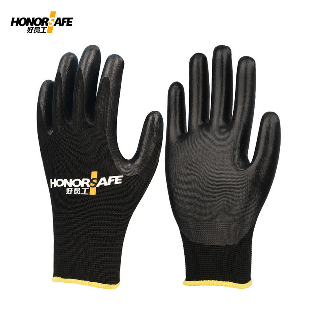 好員工N305耐摩耐油丁腈涂層勞保手套圖片1