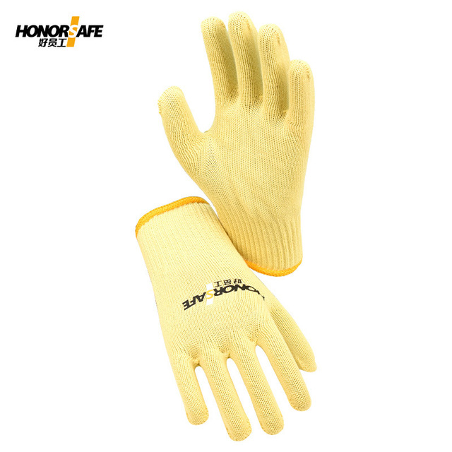 好員工F002黃色四級(jí)防割手套圖片4