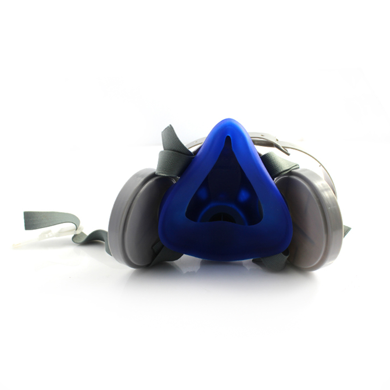 勞衛(wèi)101E7雙濾盒半面罩防毒面具圖片2