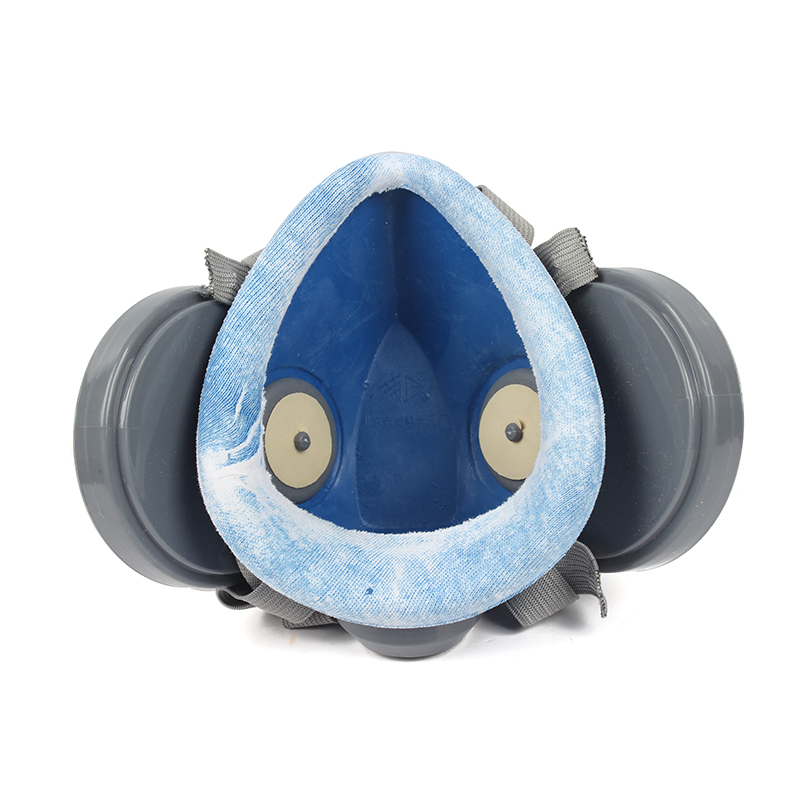 勞衛(wèi)307B雙濾盒半面罩防塵面具圖片3