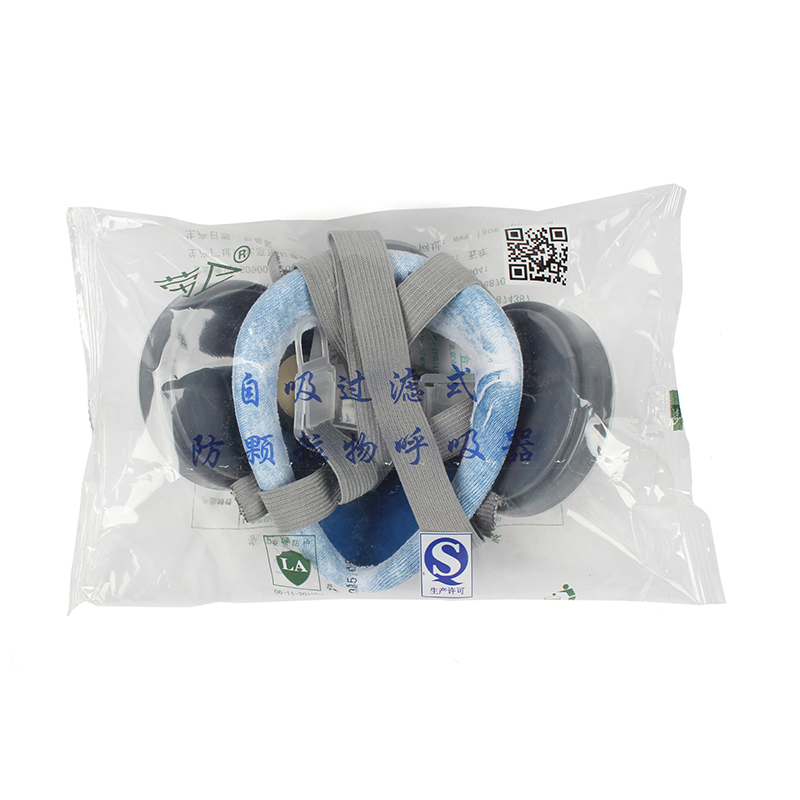 勞衛(wèi)307B雙濾盒半面罩防塵面具圖片4