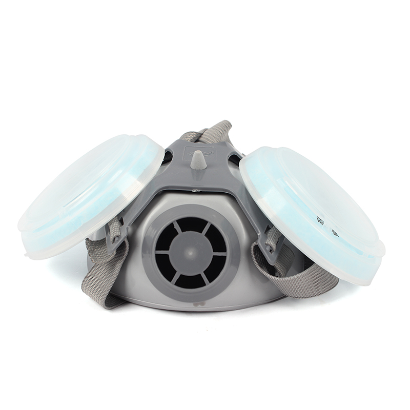 勞衛(wèi)301-9雙濾盒半面罩防塵面具圖片1