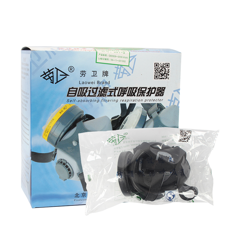 勞衛(wèi)301-5單濾盒半面罩防塵面具圖片4