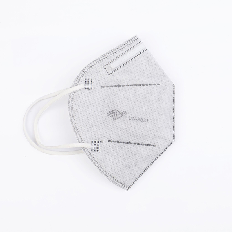 勞衛(wèi)9031活性炭帶閥折疊式防塵口罩圖片1