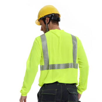 安大叔E804熒長袖圓領(lǐng)T恤圖片3