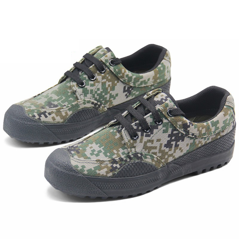 3537征途低幫迷彩耐磨透氣防臭勞保鞋圖片2