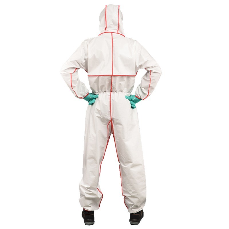 坤澤爾K2000B白色連帽防護(hù)服圖片1