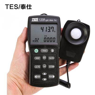 泰仕TES TES-1339專業(yè)級照度計圖片2
