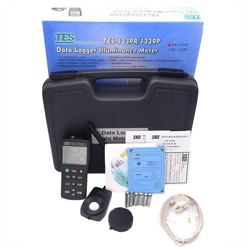 臺(tái)灣泰仕TES-1339R專(zhuān)業(yè)級(jí)照度計(jì)圖片4