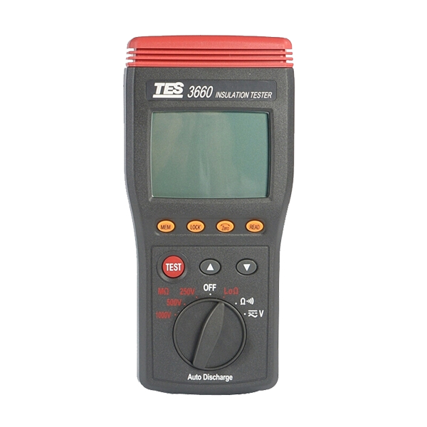 臺(tái)灣泰仕TES-3660自動(dòng)換檔絕緣測(cè)試儀圖片1