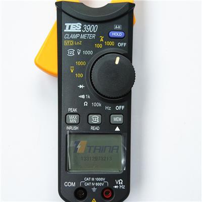 臺(tái)灣泰仕TES-3900數(shù)字鉗形表圖片3