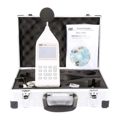 臺(tái)灣泰仕TES-1358C八音度即時(shí)音頻分析儀圖片2